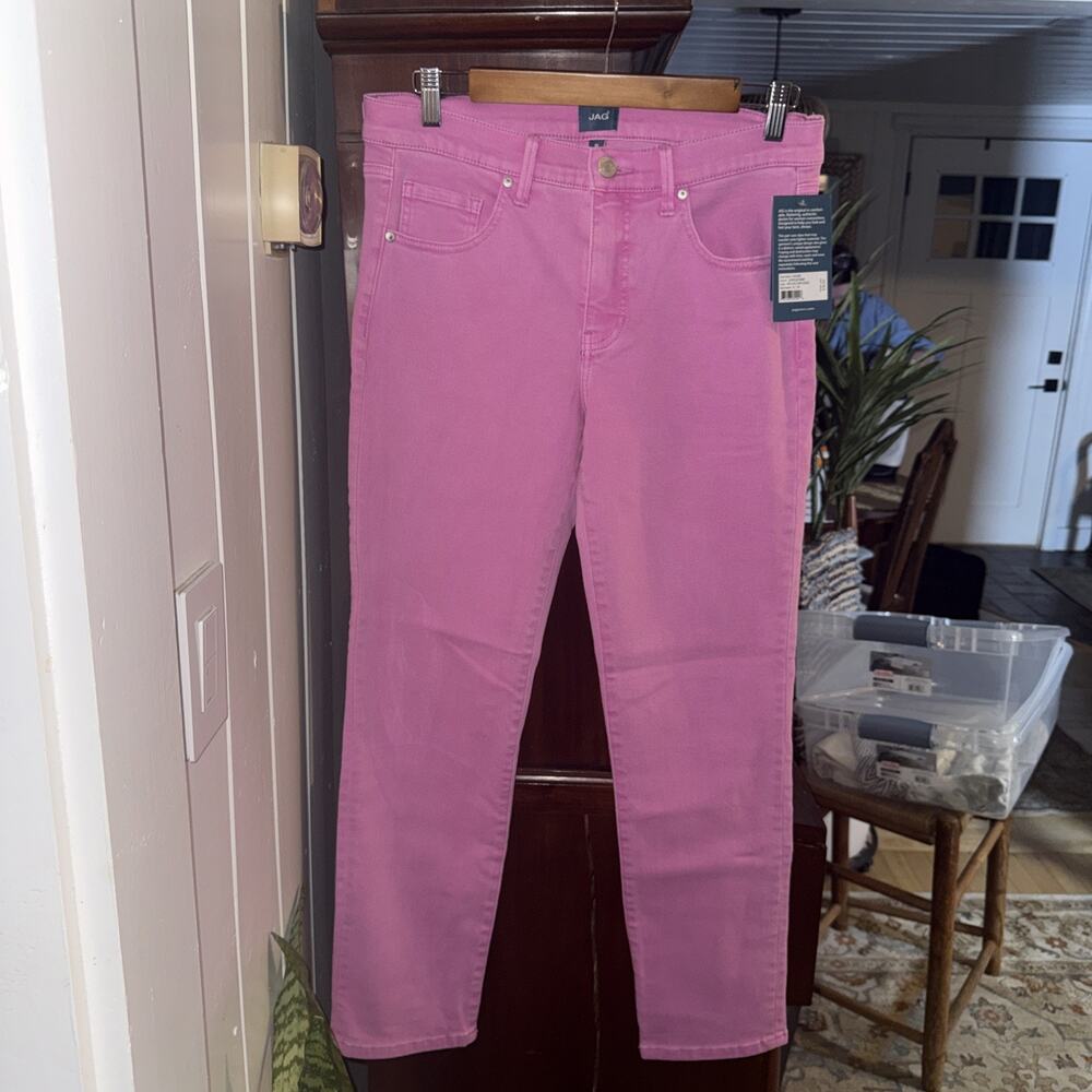 NWT Jag Jeans The Cassie Color Orchid Women's Size 8 Slim Straight